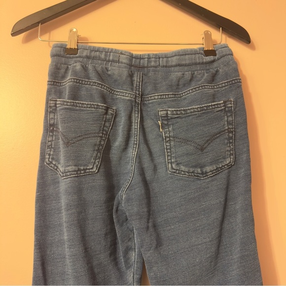 Levi's Boys Soft Knit Jogger Pants Blue Size L - Picture 6 of 9